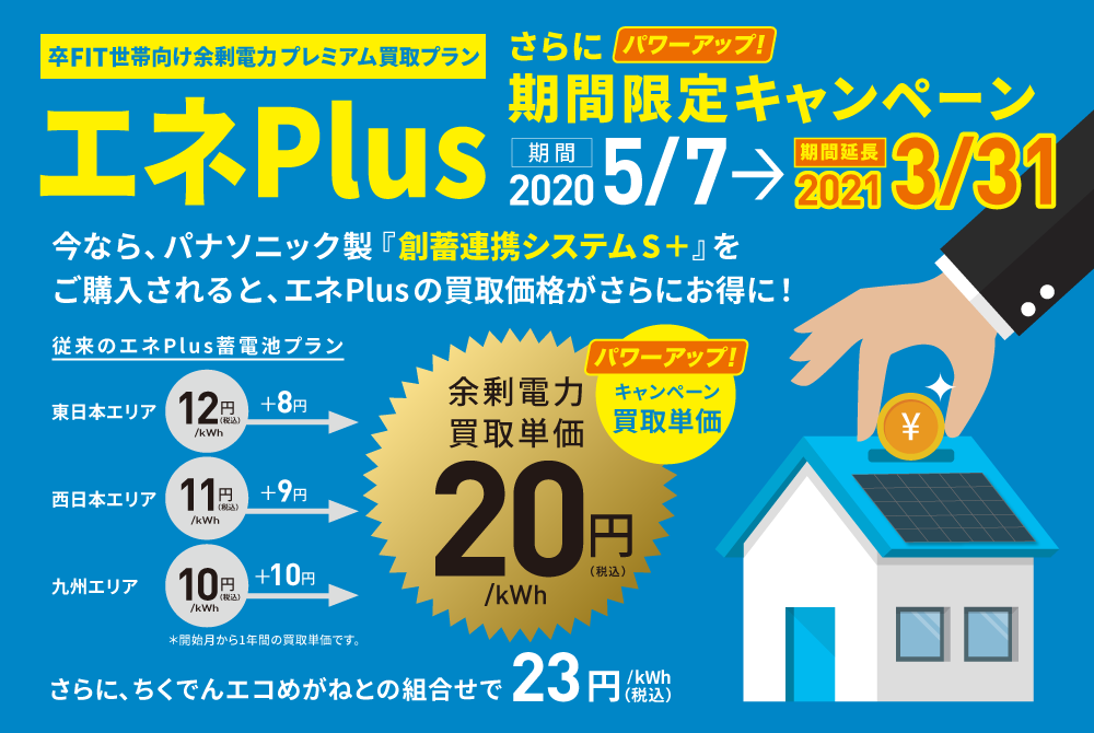 プレミアム買取プラン エネplus キャンペーン